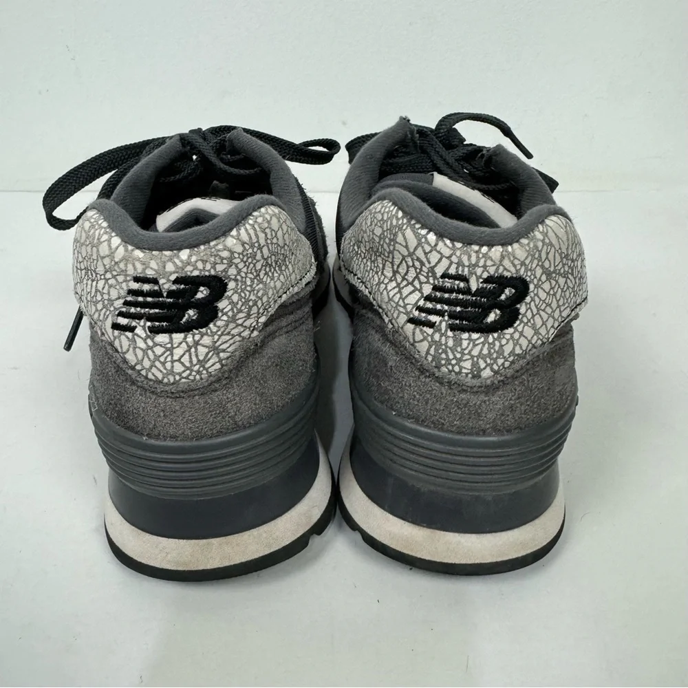 New Balance Grey 574 Gray Suede Sneakers Tennis Shoes